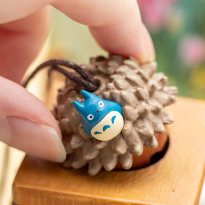 My Neighbor Totoro Acorn Holder Keychain Medium and Small Totoro