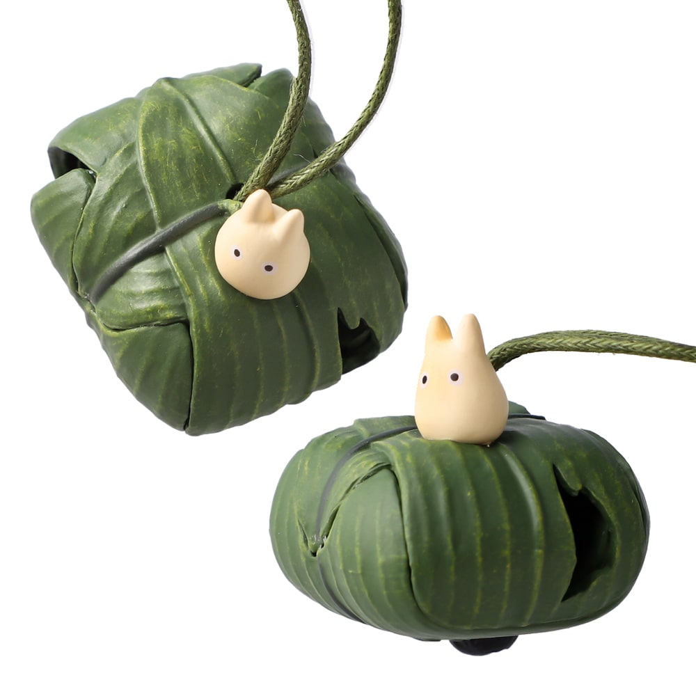 My Neighbor Totoro Korokoro Acorn Keychain Small Totoro and Makkuro Kurosuke