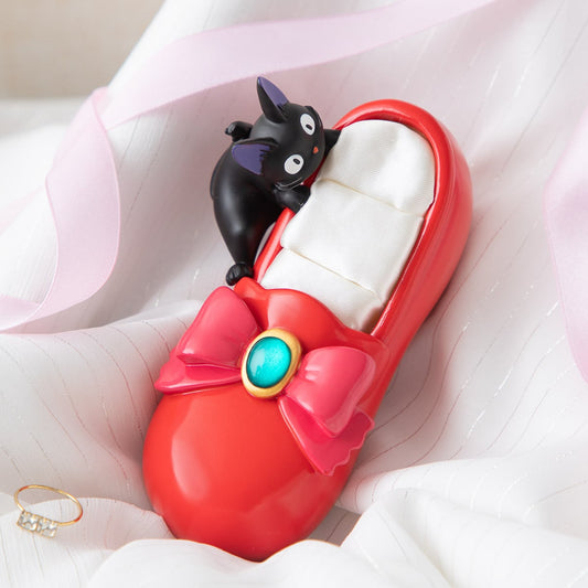 Studio Ghibli Kiki's Delivery Service Ring Stand Jiji Red Shoes