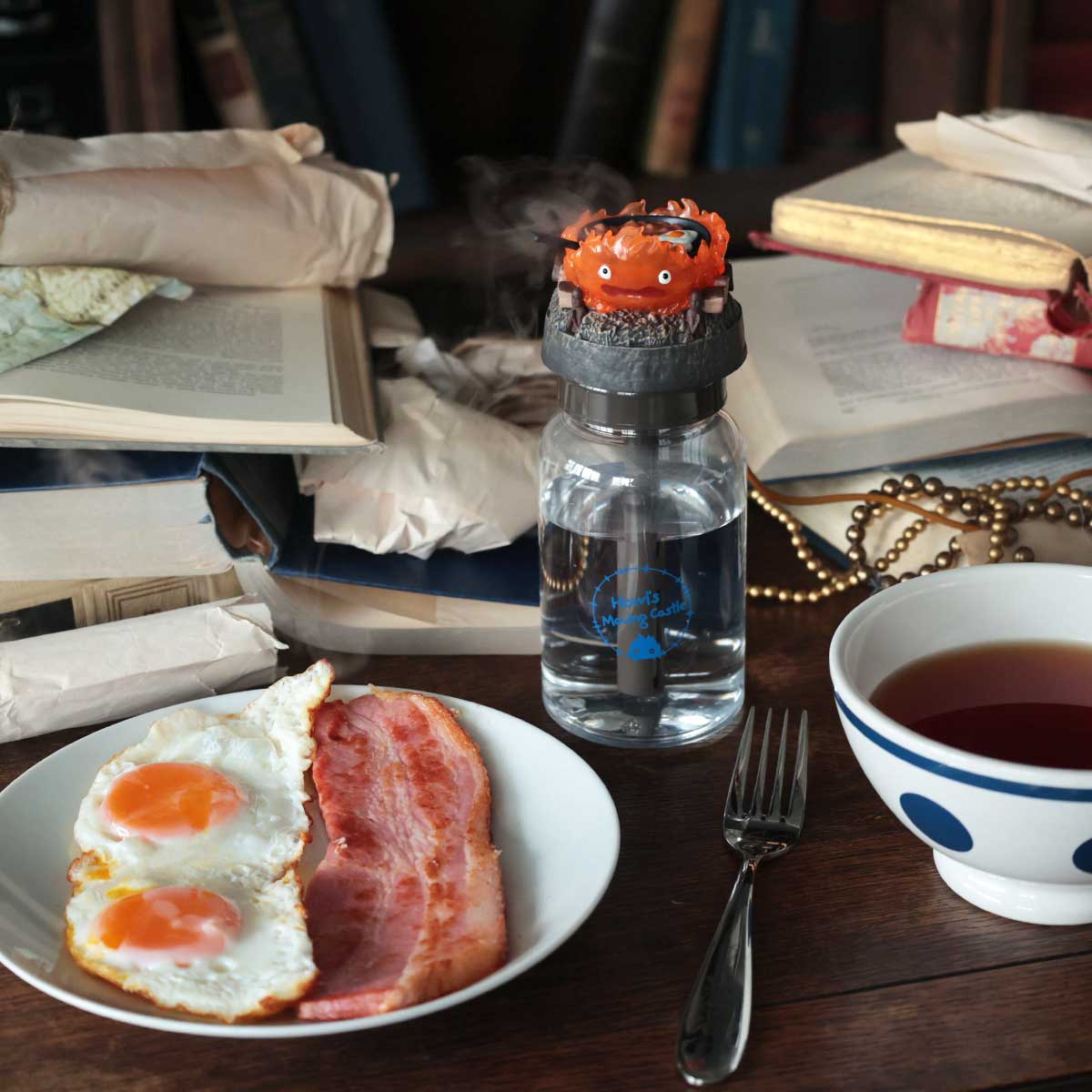 Howl's Moving Castle Small Humidifier Calcifer's Bacon and Eggs