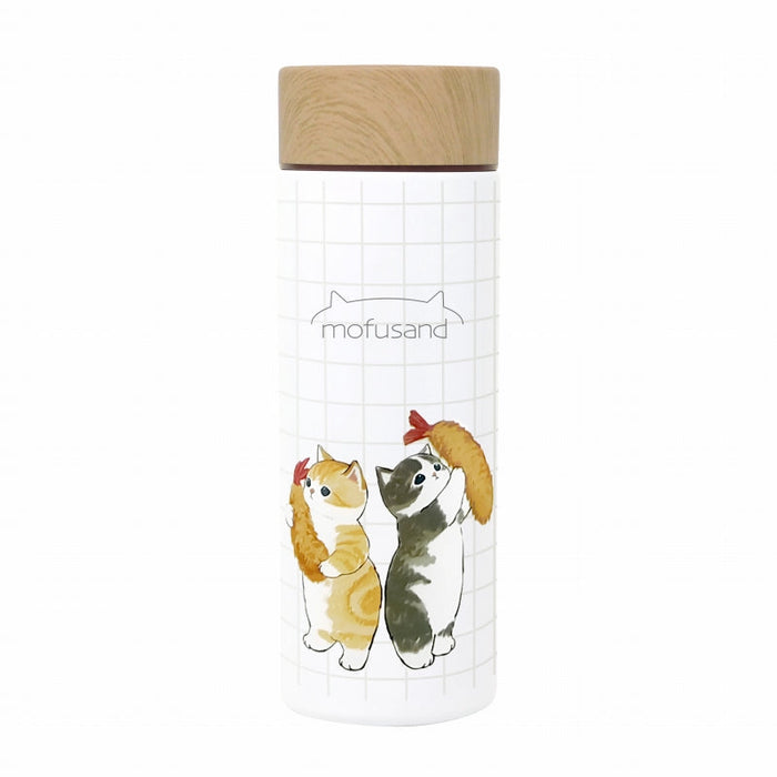 Mofusand Stainless Steel Bottle 300ml Shrimp Tempura Cat