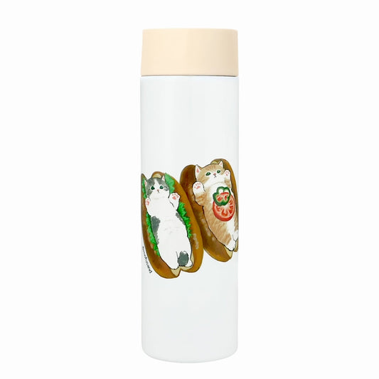 Toa Kinzoku Mofusand Poke Mini Vacuum Bottle 5oz Sandwich Cat