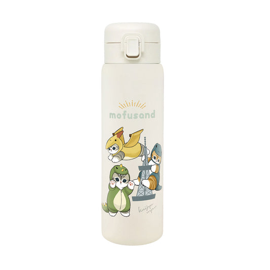 Mofusand Monster Cat Stainless Steel One-Push Bottle 480ml