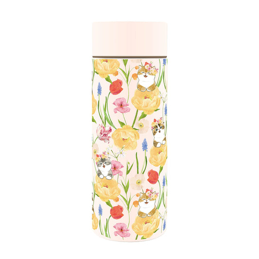 Mofusand x Hibiya-Kadan Stainless Steel Bottle 300ml Spring