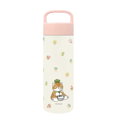 Mofusand Patissier Nyan Handle Stainless Steel Water Bottle 500ml
