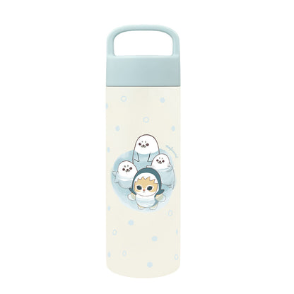 Mofusand Shark-Nyan Stainless Steel Water Bottle with Handle 500ml