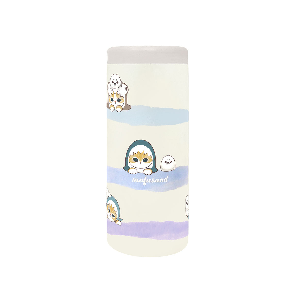 Mofusand Multi-Bottle 580ml Stainless Steel Insulated Pastel Shark Nyan