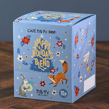 Kaldi Cafe Drip Happy Holidays Blend 10-Piece Box