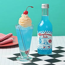 قم بتحميل الصورة في عارض الصور، Japanese Retro Blue Cream Soda 245ml