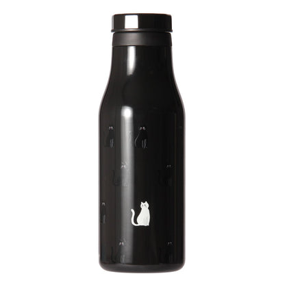 Starbucks Halloween Glow-in-the-Dark Cat Stainless Steel Bottle 16 fl oz