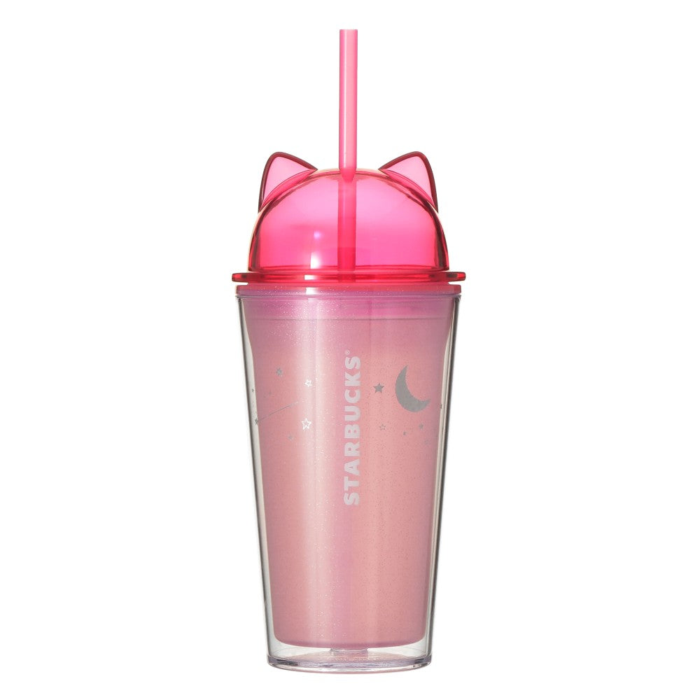Starbucks Halloween Cat Cold Cup Tumbler 16 fl oz