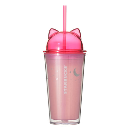 Starbucks Halloween Cat Cold Cup Tumbler 16 fl oz