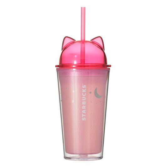 Starbucks Halloween Cat Cold Cup Tumbler 16 fl oz