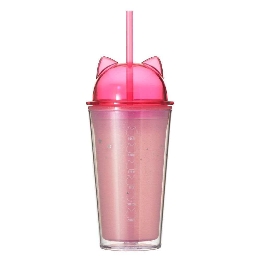 Starbucks Halloween Cat Cold Cup Tumbler 16 fl oz