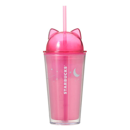 Starbucks Halloween Cat Cold Cup Tumbler 16 fl oz