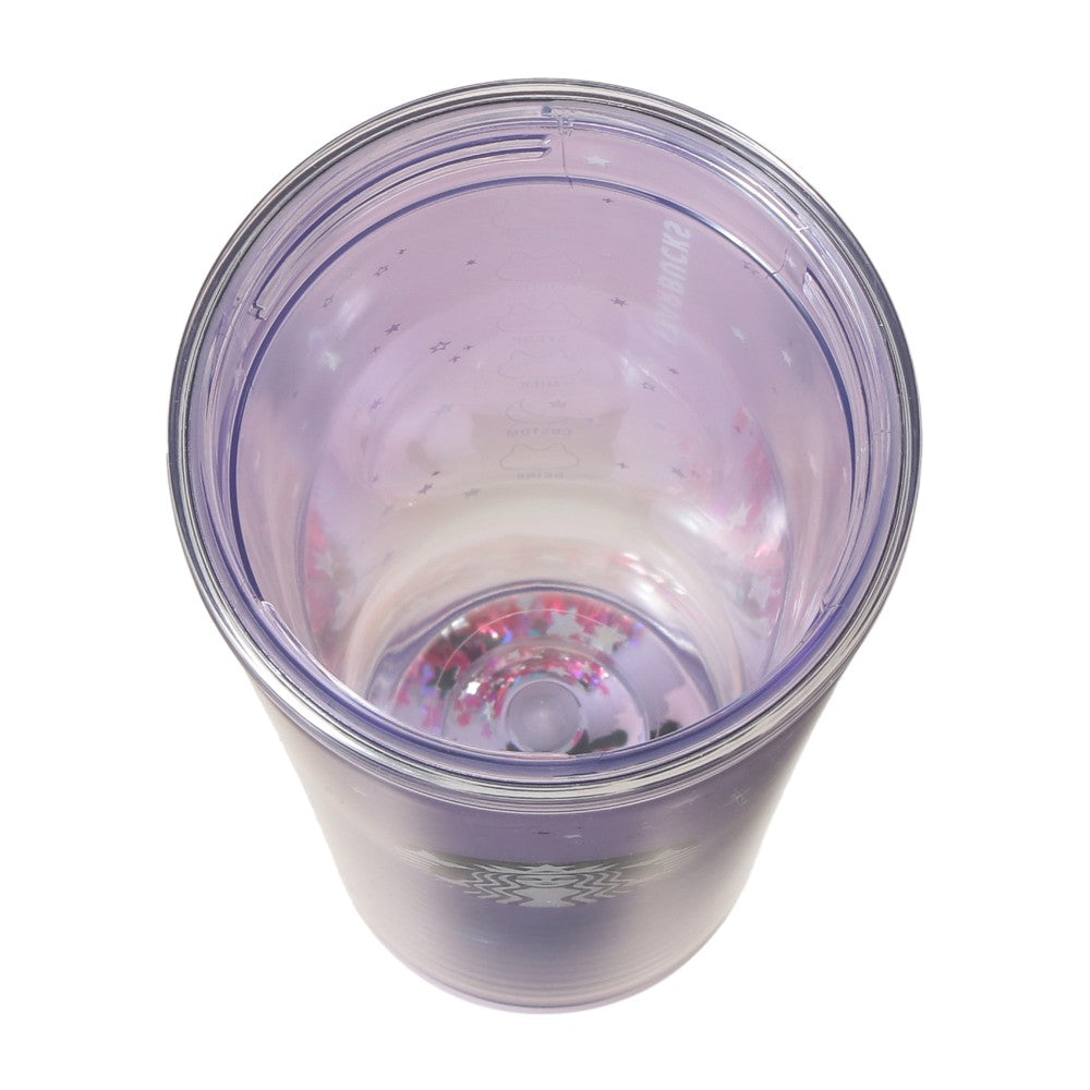 Starbucks Halloween Glow-in-the-Dark Cat Snow Dome Tumbler 12 fl oz