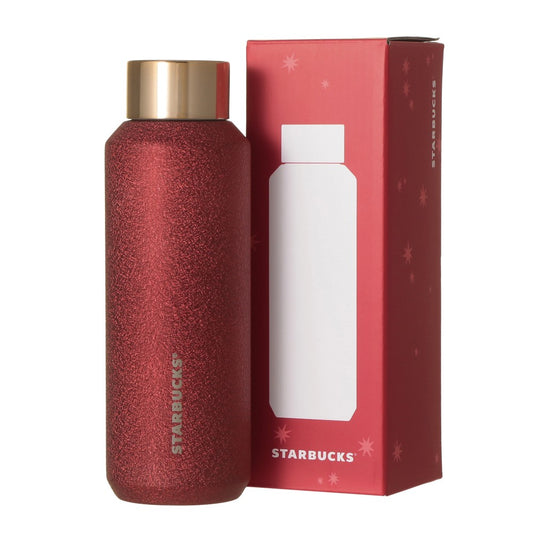Starbucks Holiday 2026 Glitter Stainless Steel Bottle with Gift Box 16 oz