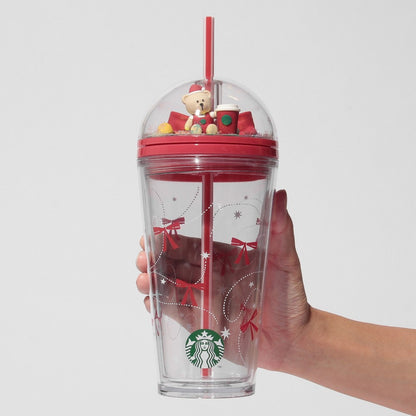 Starbucks Holiday 2026 Cold Cup Tumbler with Figurine 16 oz