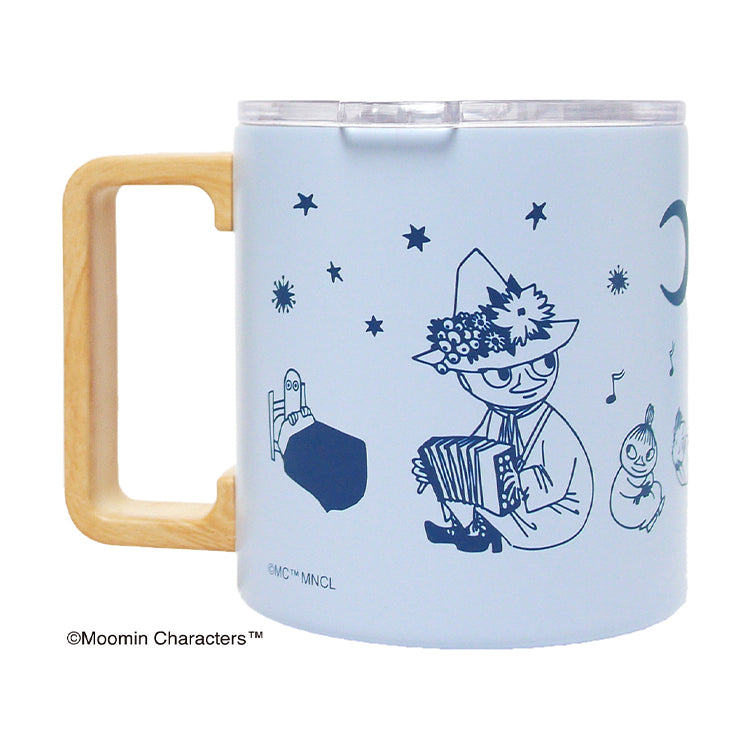 Moomin Vacuum Insulated Stainless Steel Mug 350ml Light Blue
