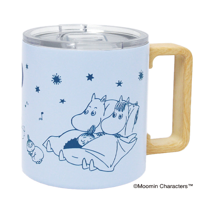 Moomin Vacuum Insulated Stainless Steel Mug 350ml Light Blue