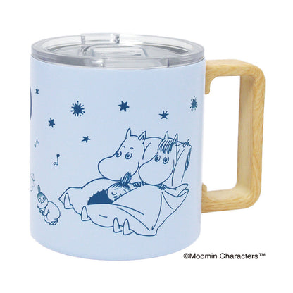 Moomin Vacuum Insulated Stainless Steel Mug 350ml Light Blue