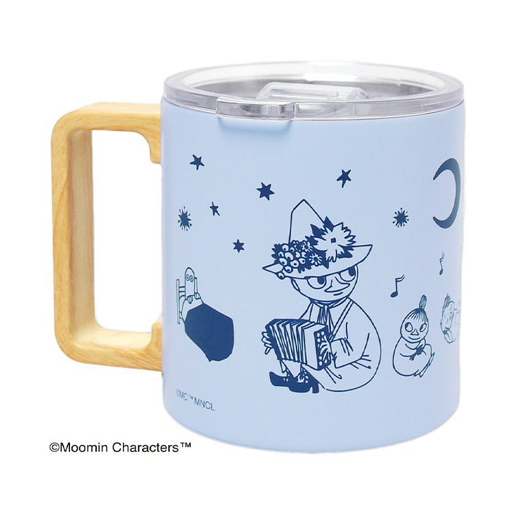 Moomin Vacuum Insulated Stainless Steel Mug 350ml Light Blue