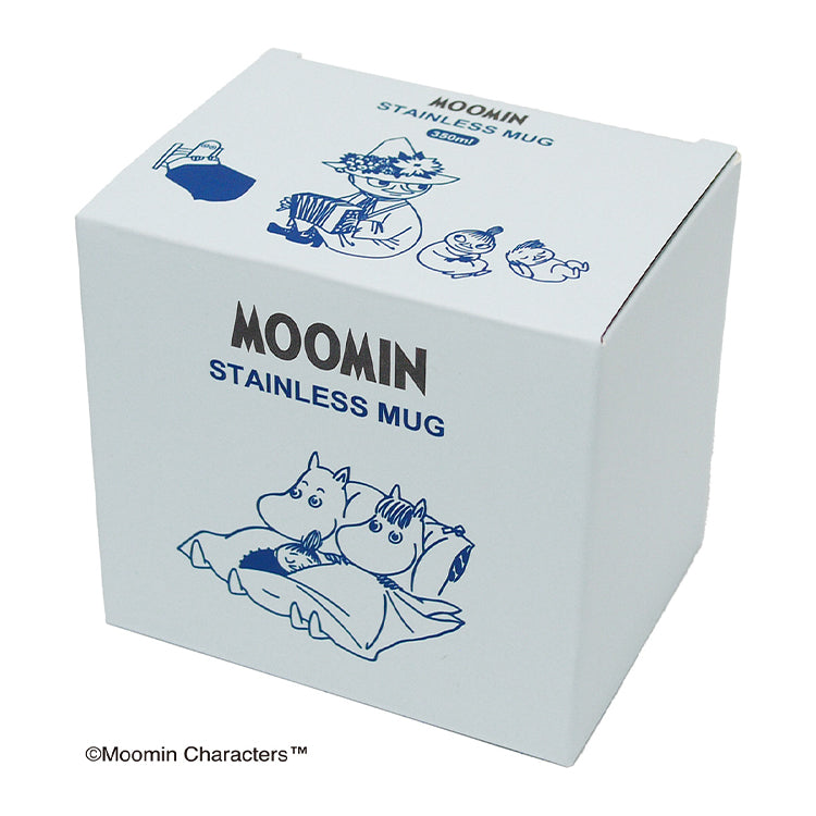 Moomin Vacuum Insulated Stainless Steel Mug 350ml Light Blue