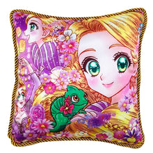 قم بتحميل الصورة في عارض الصور، Rapunzel Cushion(Art Collection by Shoko Nakagawa)- Disney Store Japan