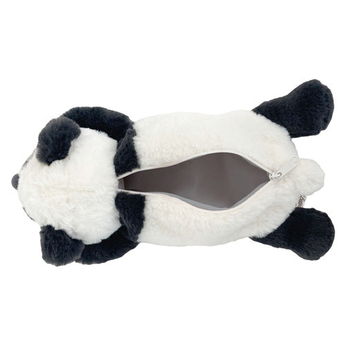 Bestever Wild Animal Pencil Case Panda Plush Soft Polyester
