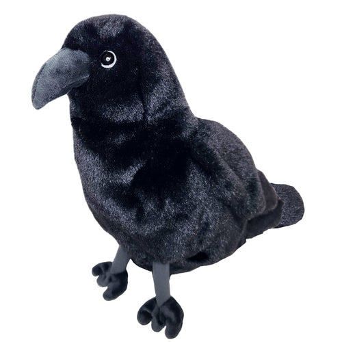 Bestever Wild Animal Plush Pencil Case Crow Design