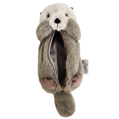Bestever Wild Animal Plush Pencil Case Otter Stuffed Toy