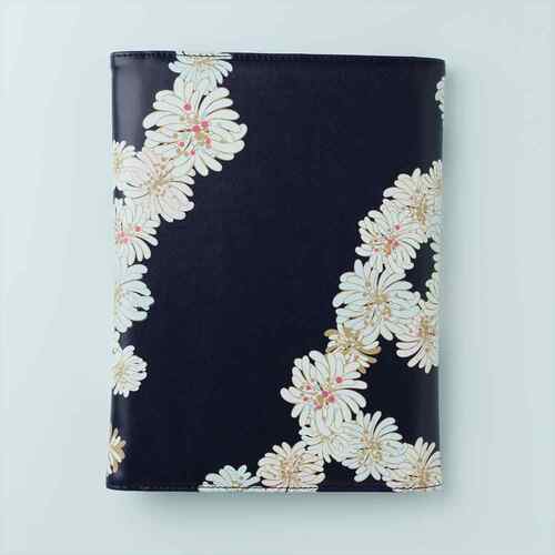 Paul & Joe PAJ-NBC01-NV A5 Note Cover Chrysanthemum Navy