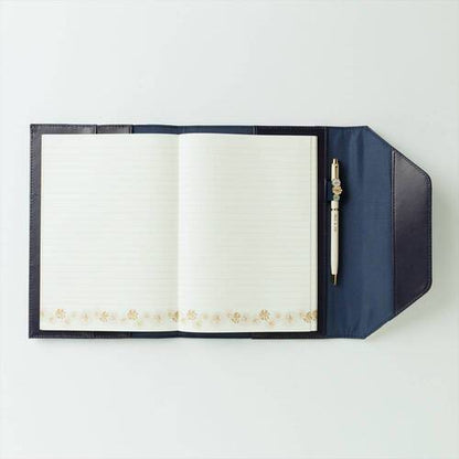 Paul & Joe PAJ-NBC01-NV A5 Note Cover Chrysanthemum Navy