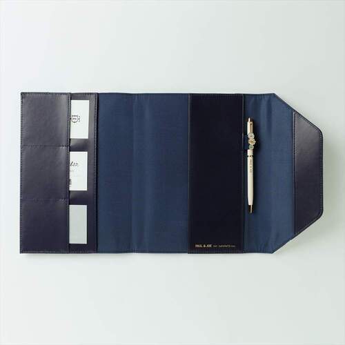 Paul & Joe PAJ-NBC01-NV A5 Note Cover Chrysanthemum Navy