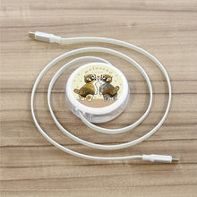 قم بتحميل الصورة في عارض الصور، Mofusand PD60W Compatible USB2.0 Reel-Type Type-C Cable