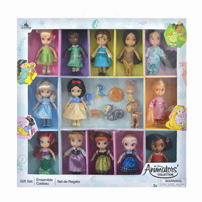 Disney Princesses Doll Set (13 princesses small animals