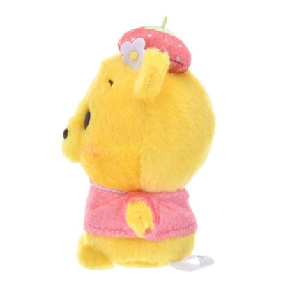 Winnie the Pooh Plush Toy Urupocha-chan STRAWBERRY COLLECTION - Disney Store Japan