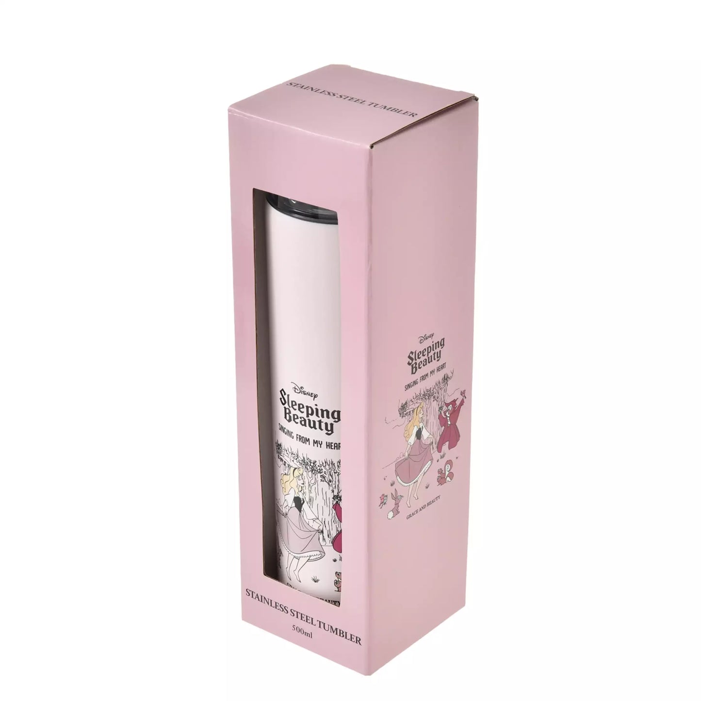 Princess Aurora Tumbler Stainless Steel with Straw Drinkware - Disney Store Japan