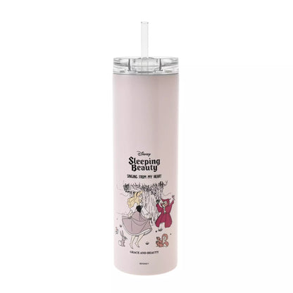 Princess Aurora Tumbler Stainless Steel with Straw Drinkware - Disney Store Japan