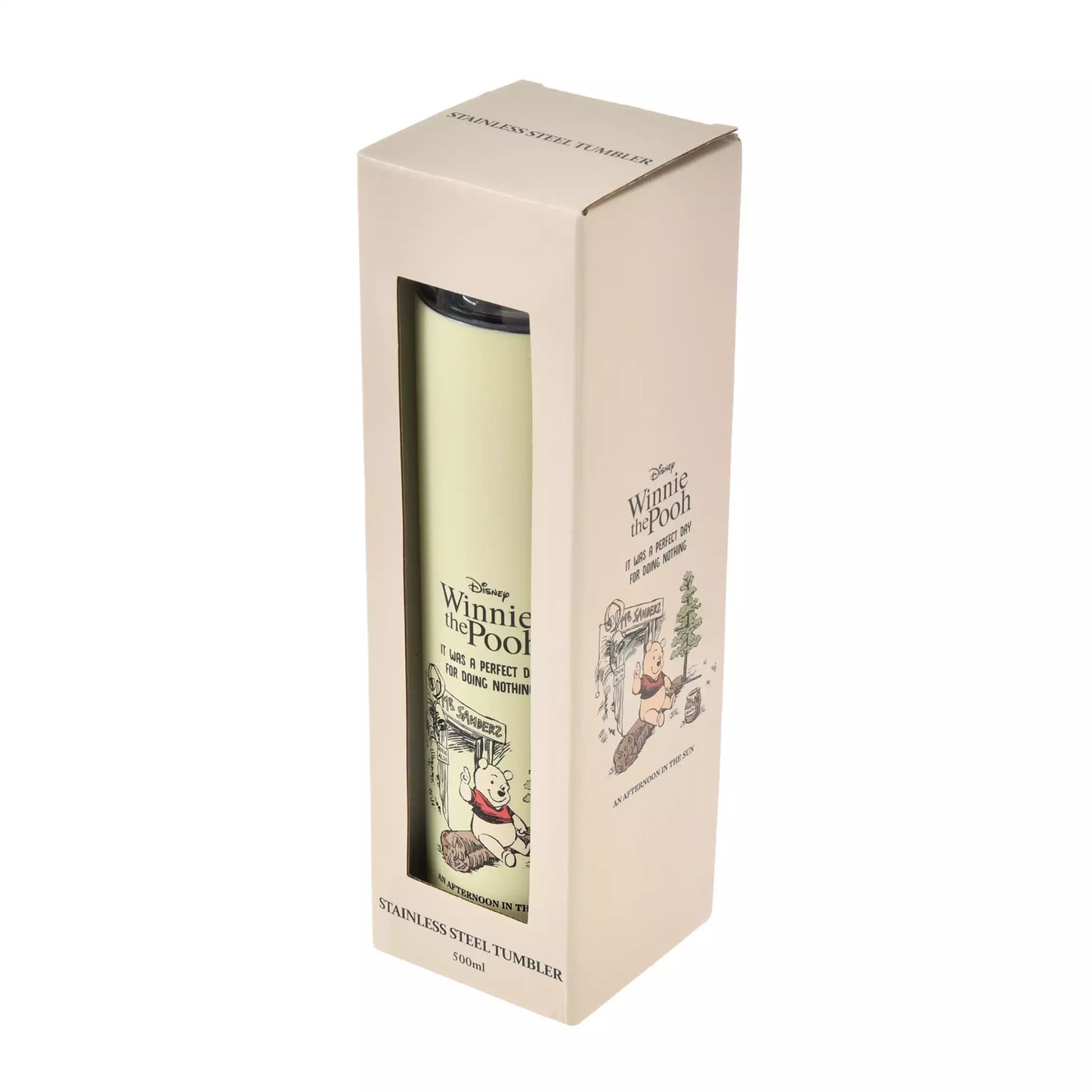 Winnie the Pooh Tumbler Stainless Steel with Straw Drinkware - Disney Store Japan