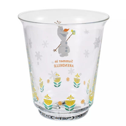 Olaf Glass Heat Resistant Glass Color Changing Summer in ARENDELLE Drinkware - Disney Store Japan