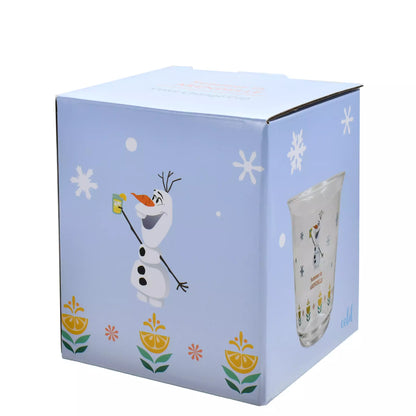 Olaf Glass Heat Resistant Glass Color Changing Summer in ARENDELLE Drinkware - Disney Store Japan