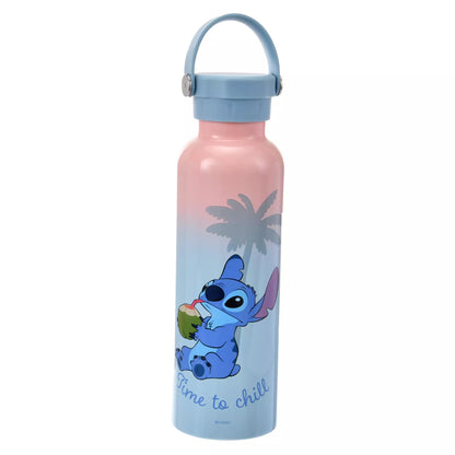 Stitch Stainless Steel Bottle Time to chill - Disney Store Japan