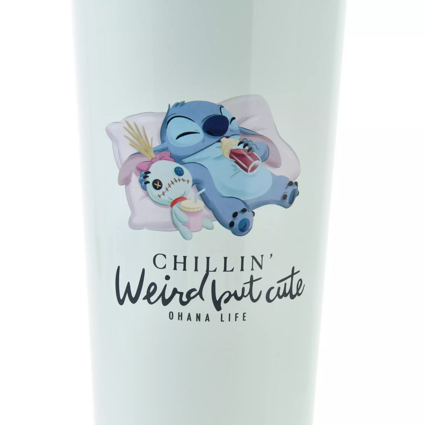 Stitch & Scrump Tumbler Stainless Steel with Straw 750ml - Disney Store Japan
