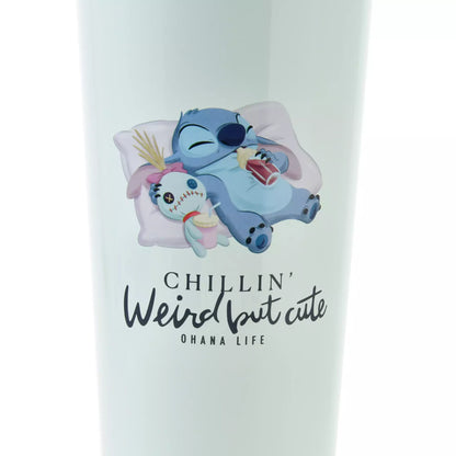 Stitch & Scrump Tumbler Stainless Steel with Straw 750ml - Disney Store Japan