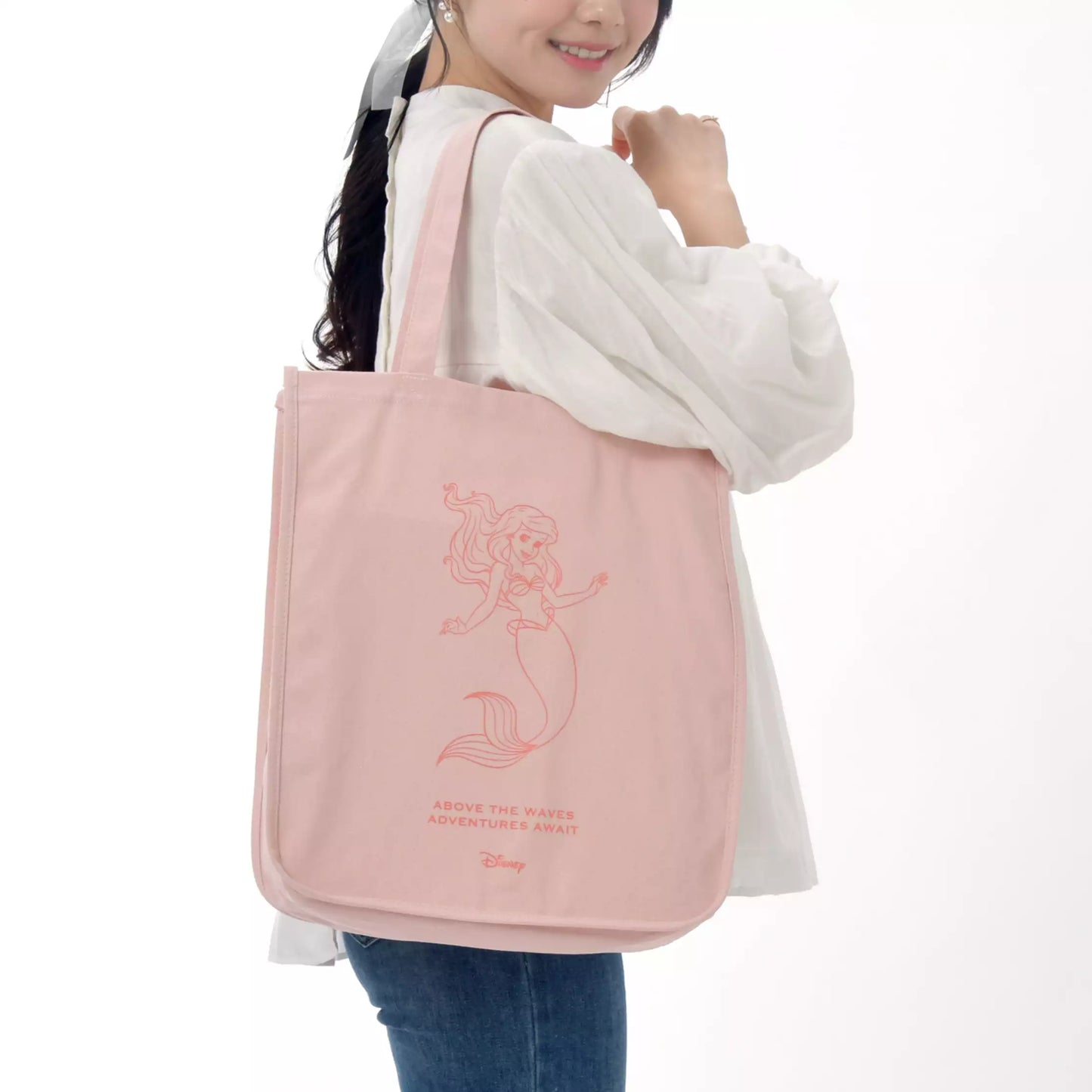 Ariel Tote Bag Basic Logo TOTE BAG Collection - Disney Store Japan