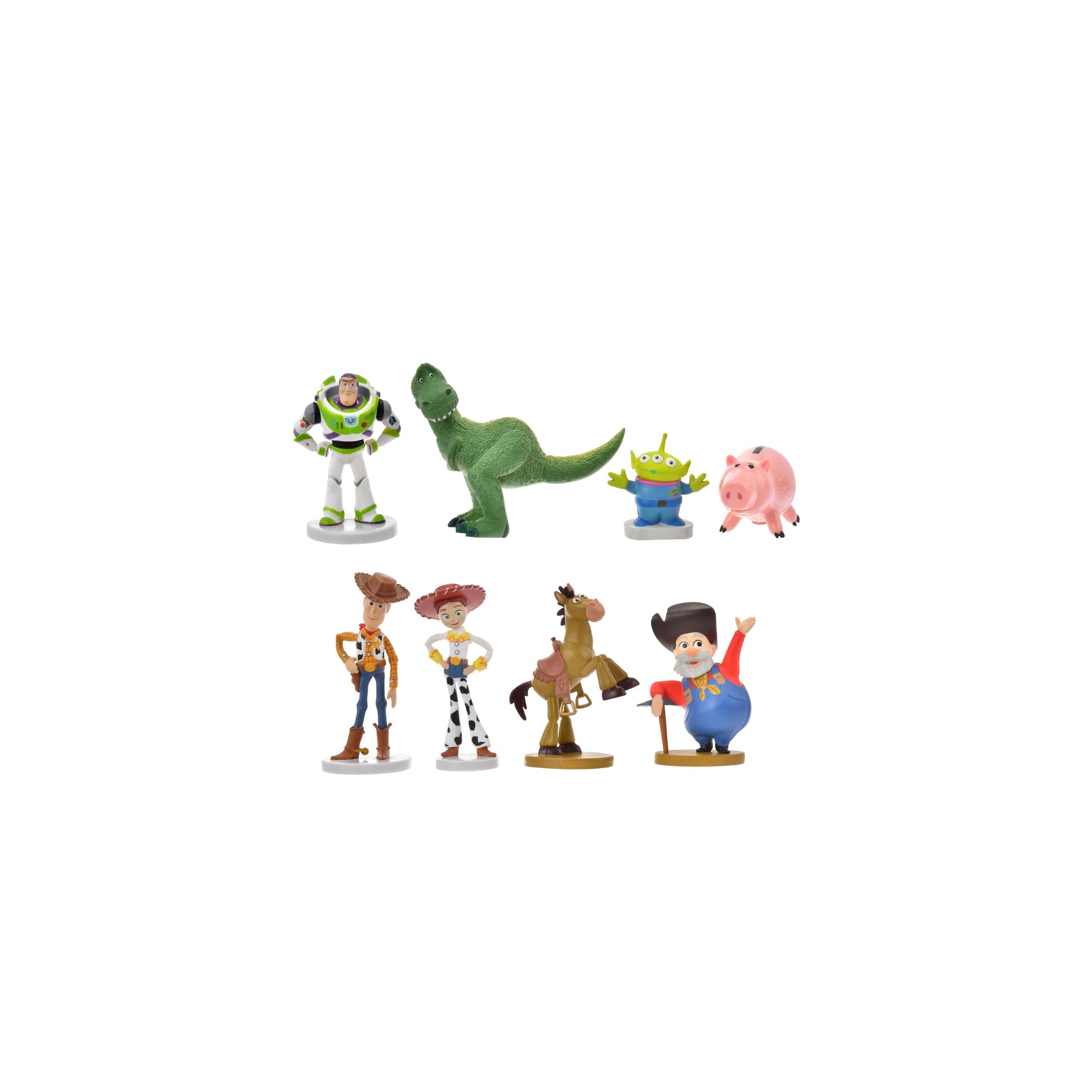 Toy Story Figure Set 8 Characters Woody Buzz Lightyear