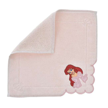 Ariel Mini Towel Ribbon Scallop Disney Princess - Disney Store Japan
