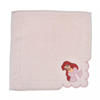 Ariel Mini Towel Ribbon Scallop Disney Princess - Disney Store Japan