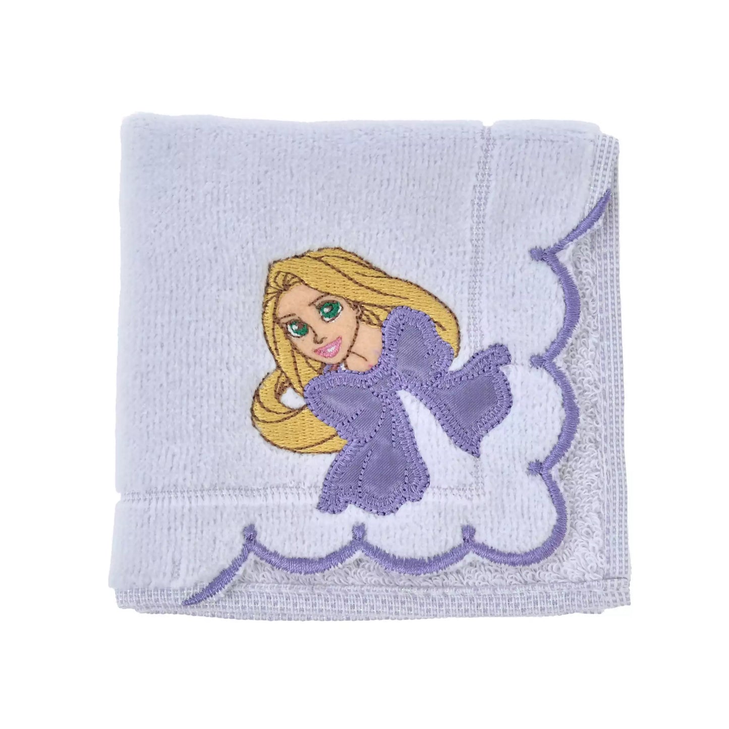 Rapunzel Mini Towel Ribbon Scallop Disney Princess - Disney Store Japan